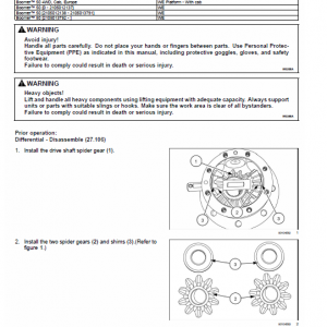 New Holland Boomer 40 Cab, Rops And 50 Cab, Rops Tractor Service Manual