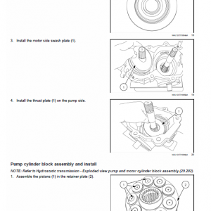 New Holland Boomer 35 And Boomer 40 Tractor Service Manual