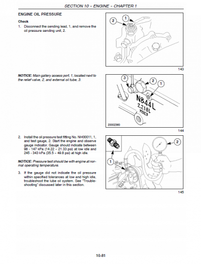 New Holland Boomer 8N Tractor Service Manual