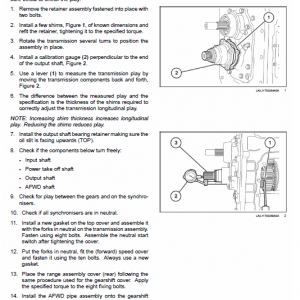 New Holland Ts6000, Ts6020, Ts6030, Ts6030hc, Ts6040 Tractors Service Manual