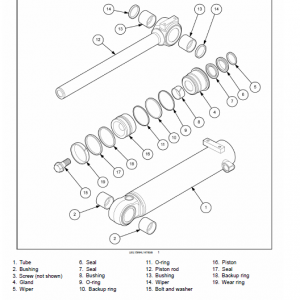 New Holland W110d Tier 4b Wheel Loader Service Manual