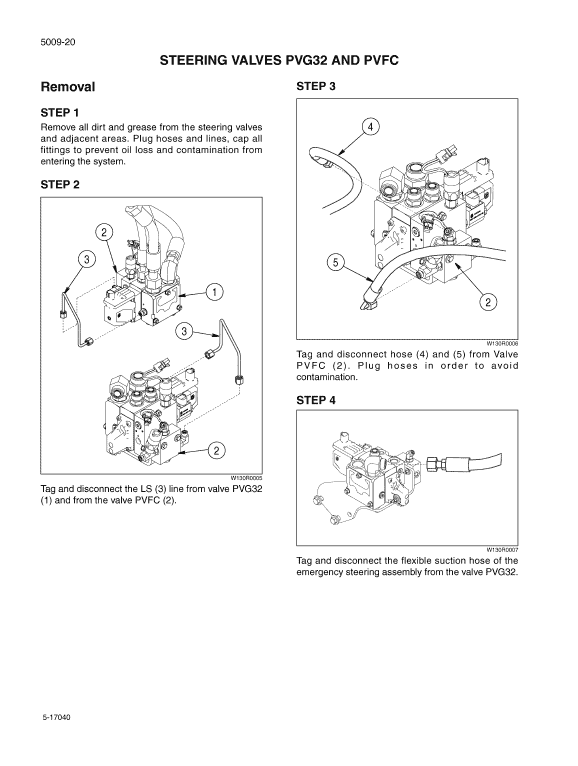 New Holland W130b Tier 3 Wheel Loader Service Manual