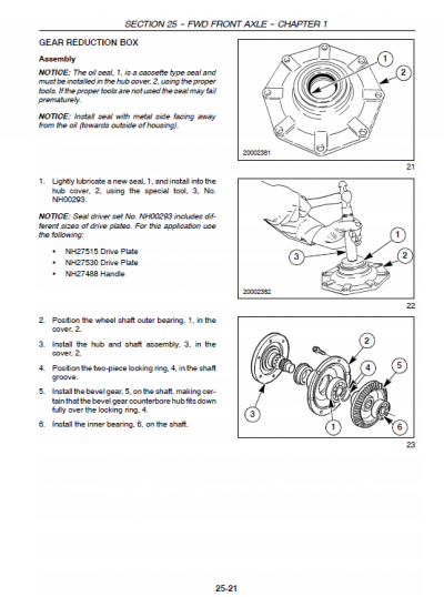 New Holland Boomer 8N Tractor Service Manual