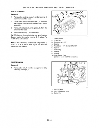 New Holland T2210, T2220 Tractor Service Manual