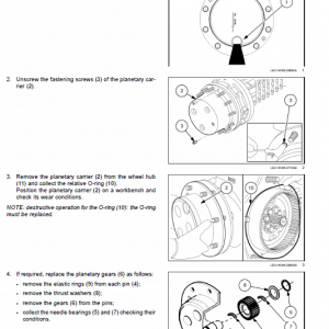 New Holland W50c, W60c, W70c, W80c Tier 4b Wheel Loader Manual