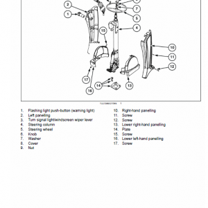 New Holland We170b, We190b Wheeled Excavator Service Manual