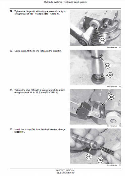 New Holland E16B, E18B Excavator Service Manual