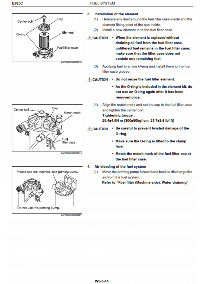 New Holland E385C Tier 4 Excavator Service Manual