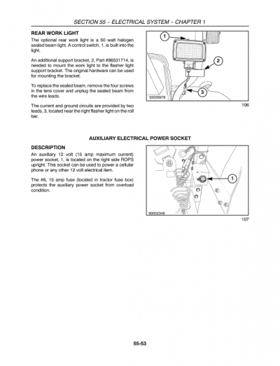 New Holland T2210, T2220 Tractor Service Manual