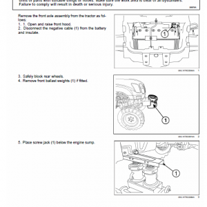 New Holland 6010, 6510, 7510 Tractor Service Manual