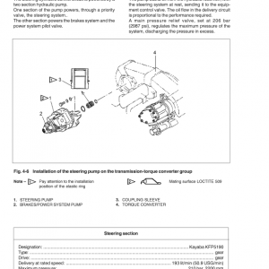 New Holland Lw270.b Wheel Loader Service Manual