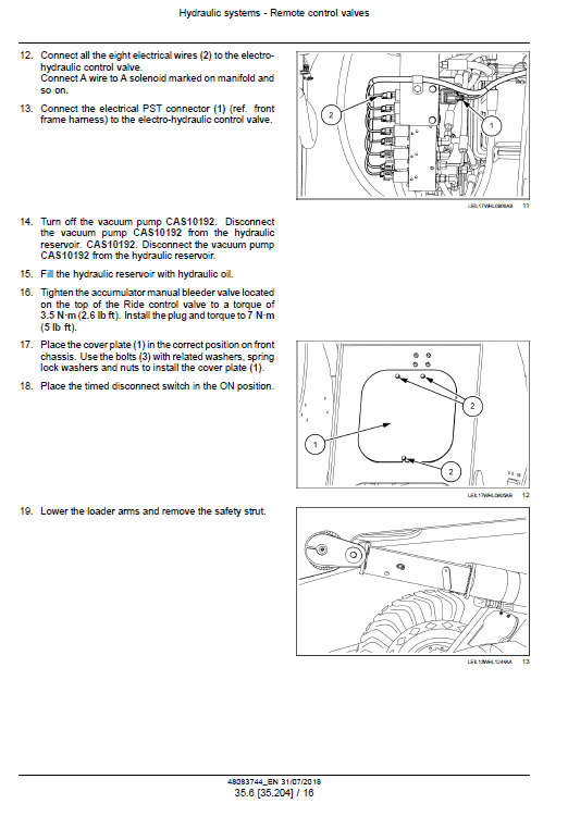 New Holland W130d, W170d Tier 2 Wheel Loader Service Manual