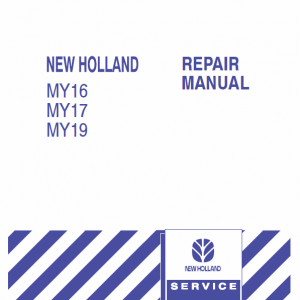 New Holland My16, My17, My19 Mower Tractor Service Manual