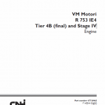 Cnh Vm Motori R 753 Ie4 Tier 4b And Stage Iv Engine Service Manual