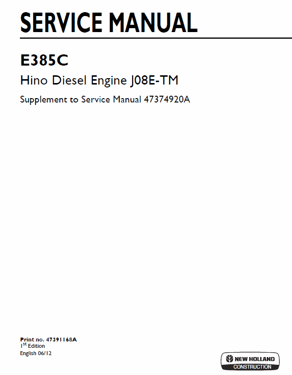 hino j07e engine manual