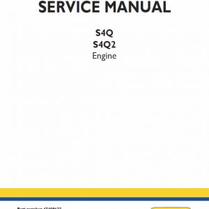 New Holland S4q, S4q2 Engine Service Manual