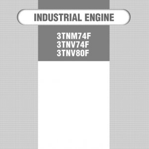 Yanmar 3tnm74f, 3tnv74f, 3tnv80f Engines Repair Service Manual