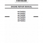 667TA EEG, 667TA EEC, 667TA EBF, 667TA EED, 667TA EBJ, 667TA EDJ Engine Manual