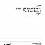 NEF Four Cylinde Mechanical Tier 2 and Stage II Engine Manual