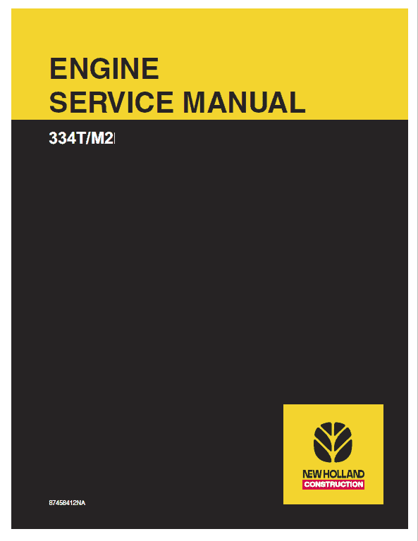 New Holland F4CE0354A 334T M2 Engine Service Manual