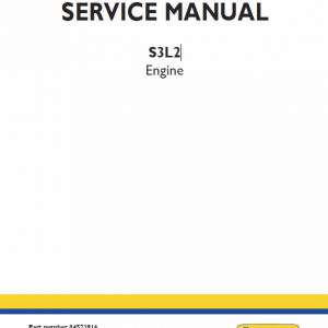 S3L2 Engine Repair Service Manual