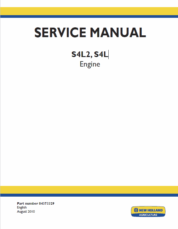 S4L2, S4L Engine Repair Service Manual
