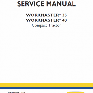 New Holland Workmaster 35 And 40 Tractor Service Manual