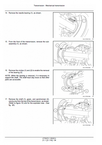 New Holland T6.110, T6.120, T6.130 Tractor Service Manual