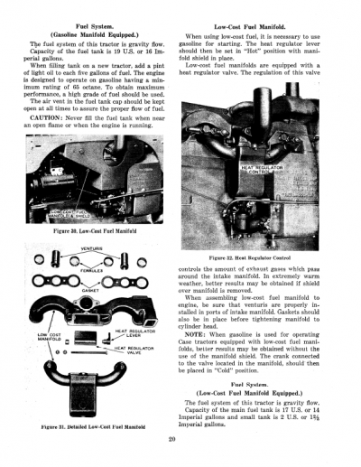 Case D Series Tractor Engine Service Manual