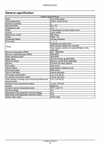 CNH VM Motori R 753 IE4 Tier 4B and Stage IV Engine Service Manual