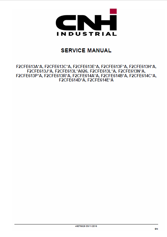 Cursor 9 Tier 4 Interim and Stage IIIB Engine Service Manual