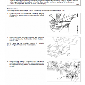 New Holland Powerstar 90, 100, 110, 120 Tractor Service Manual