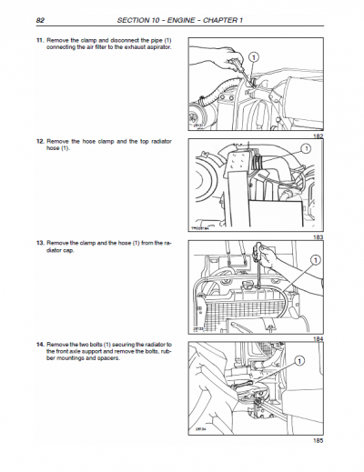 New Holland TD75D, TD95D, TD95D HC Tractor Service Manual