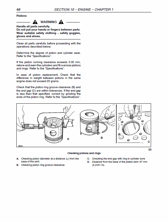 New Holland Tn60sa, Tn70sa, Tn75sa Tractor Service Manual