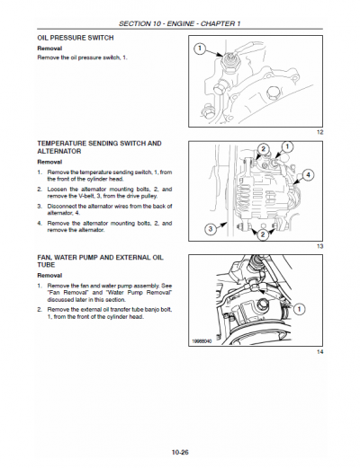 New Holland TC29DA, TC33DA Tractor Service Manual