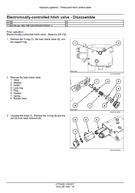 New Holland T7.230, T7.240, T7.245, T7.260, T7.270 Tractor Service Manual