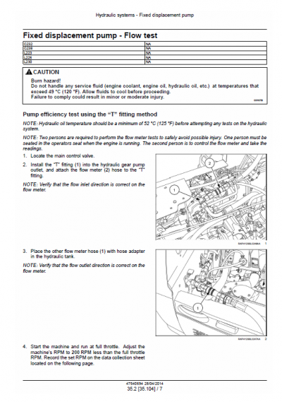 New Holland L223, L225, C232 SkidSteer Loader Service Manual