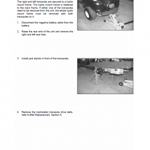 New Holland Mz14h, Mz16h, Mz18h Mower Tractor Service Manual