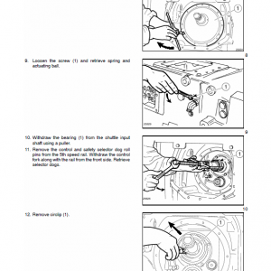 New Holland Tm115, Tm125, Tm135, Tm150, Tm165 Tractor Service Manual