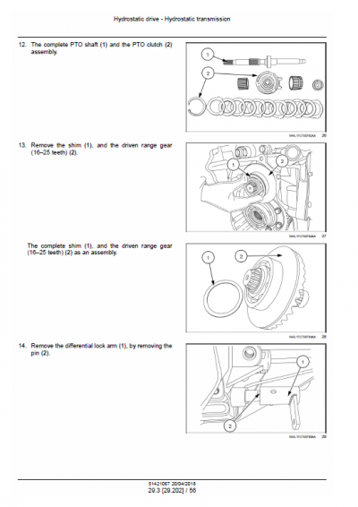 New Holland Workmaster 25S Tractor Service Manual