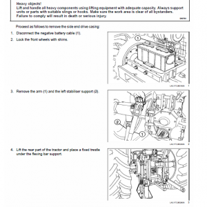 New Holland Td4020f, Td4030f,  Td4040f Tractor Service Manual