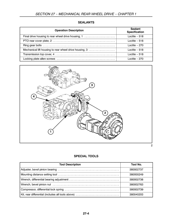 New Holland Tt60a, Tt75a Tractor Service Manual