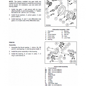 New Holland Tc23da, Tc26da Tractor Service Manual