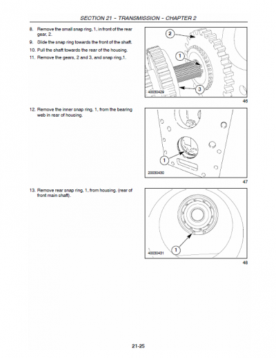 New Holland TC48DA, TC55DA Tractor Service Manual