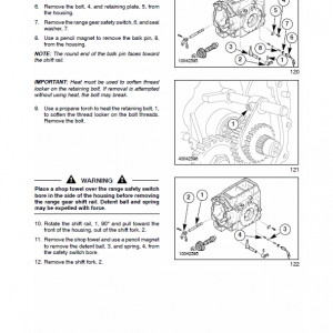 New Holland Tz18da, Tz22da, Tz24da, Tz25da Tractor Service Manual