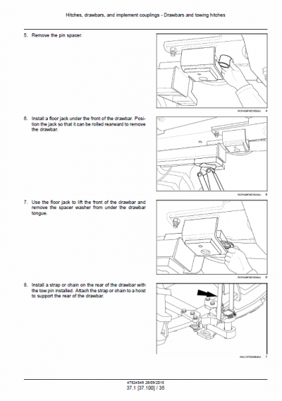 New Holland T9.600, T9.645, T9.700 Tractor Service Manual