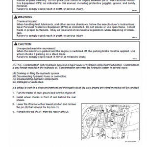 New Holland Ts6.110, Ts6.120, Ts6.125, Ts6.140 Tractor Service Manual