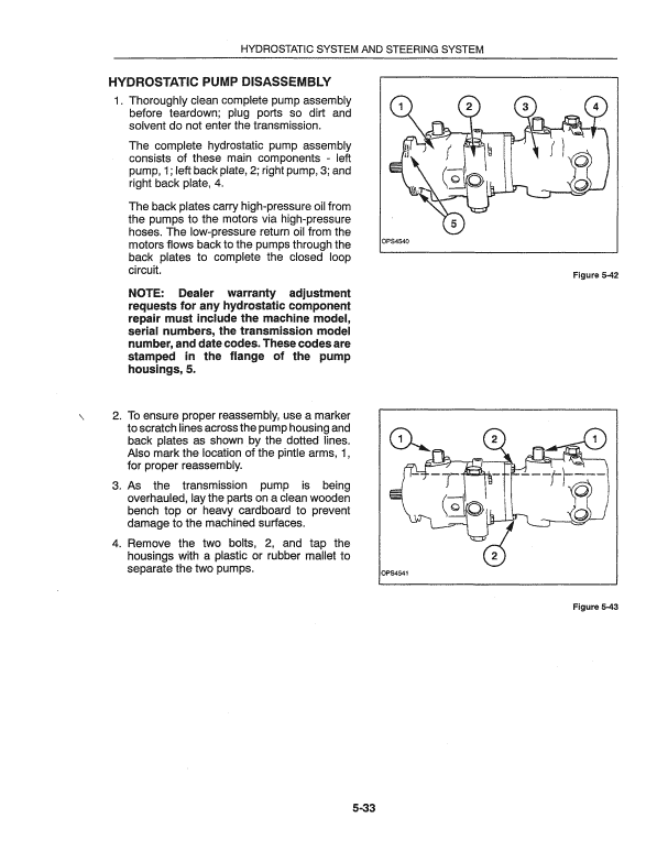 New Holland L465, Lx465, Lx485 Skidsteer Loader Service Manual