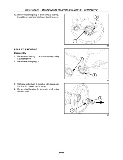 New Holland TT60A, TT75A Tractor Service Manual