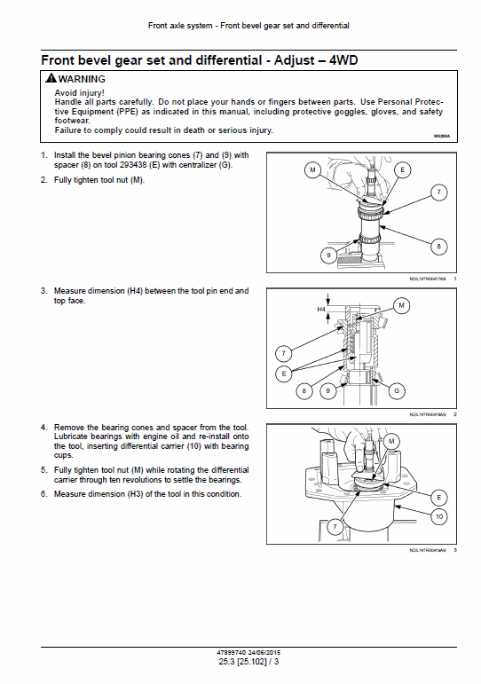 New Holland 5500, 6500, 7500 Tractor Service Manual